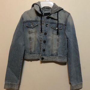 Hooded Denim Jacket